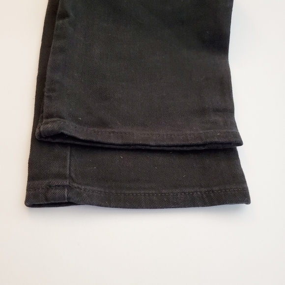 J. Crew Toothpick Ankle jeans black zippers moto style 28 stretch comfortable - Picture 7 of 8
